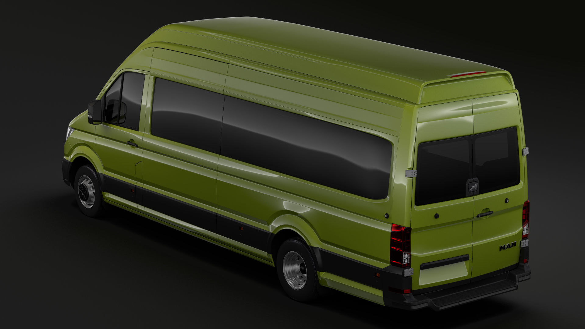 MAN TGE L4H3 Window Van 2018 3D model_8
