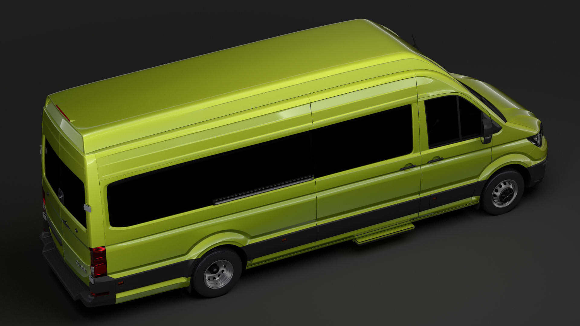 MAN TGE L4H3 Window Van 2018 3D model_9