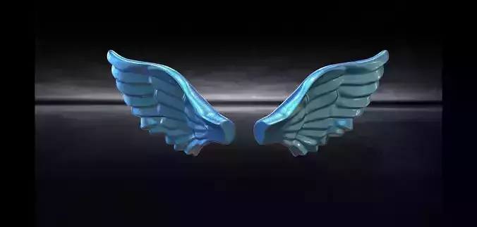 Wing angel wings Free 3D model