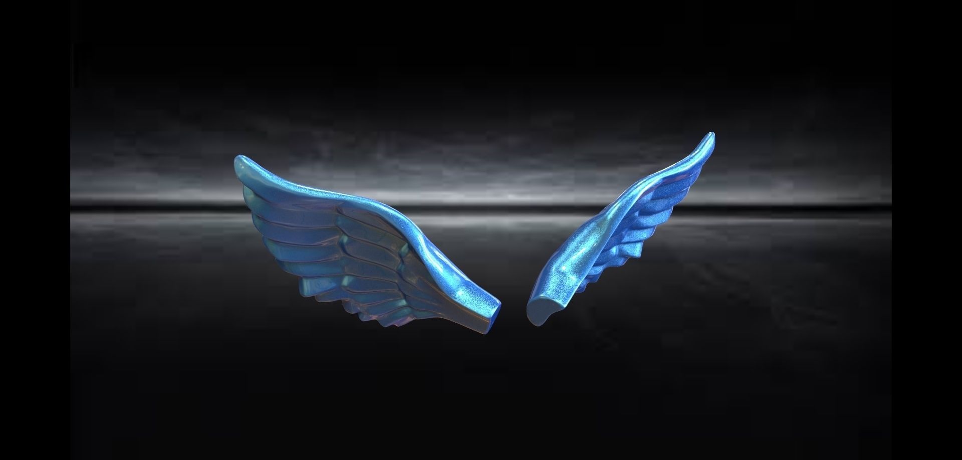 Wing angel wings Free 3D model_1