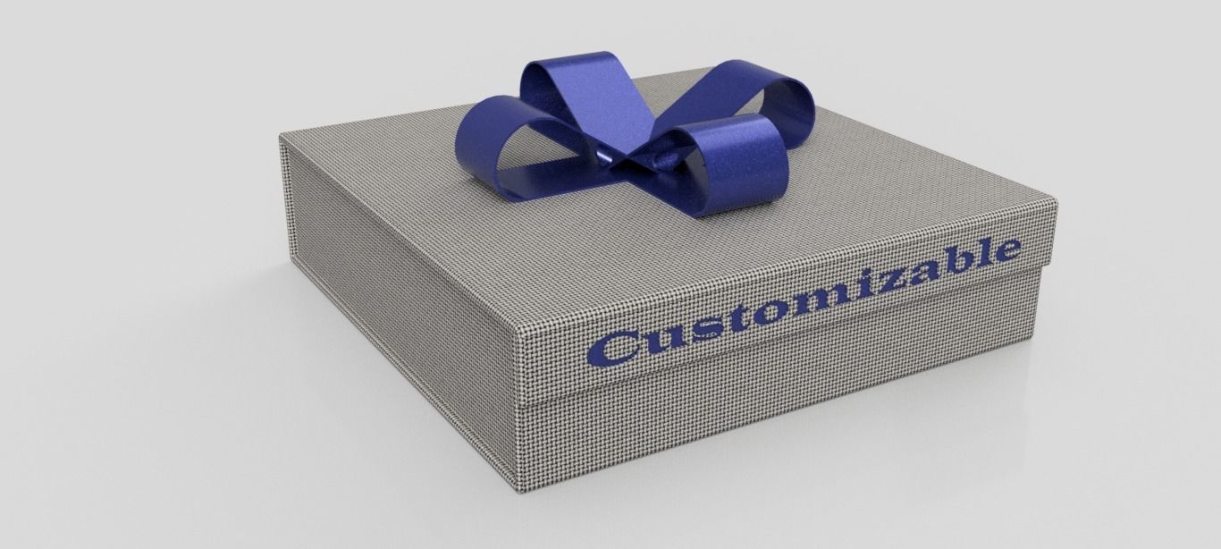 Gift Box 3D print model_2