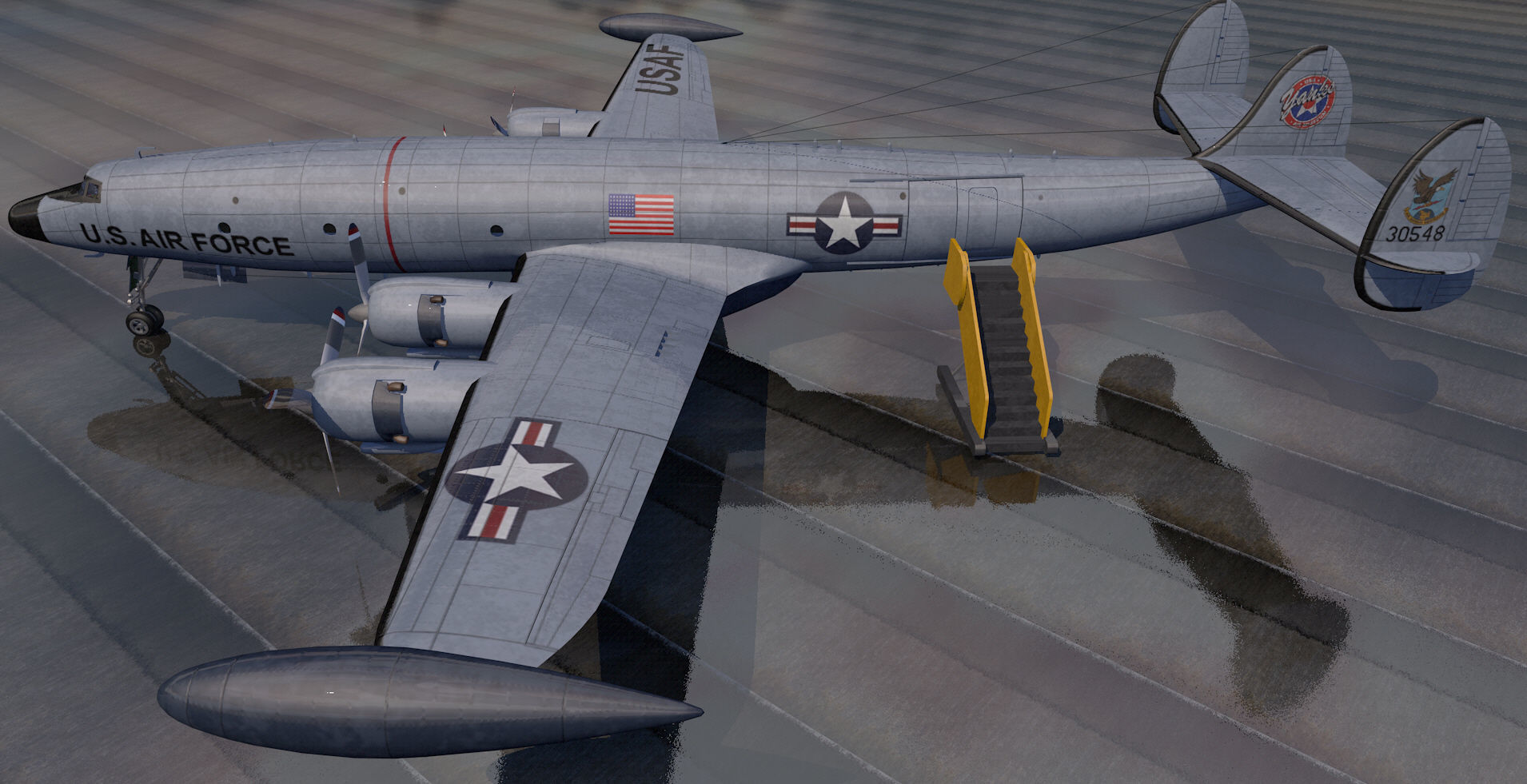 Lockheed EC-121 Warning Star 3D model_5