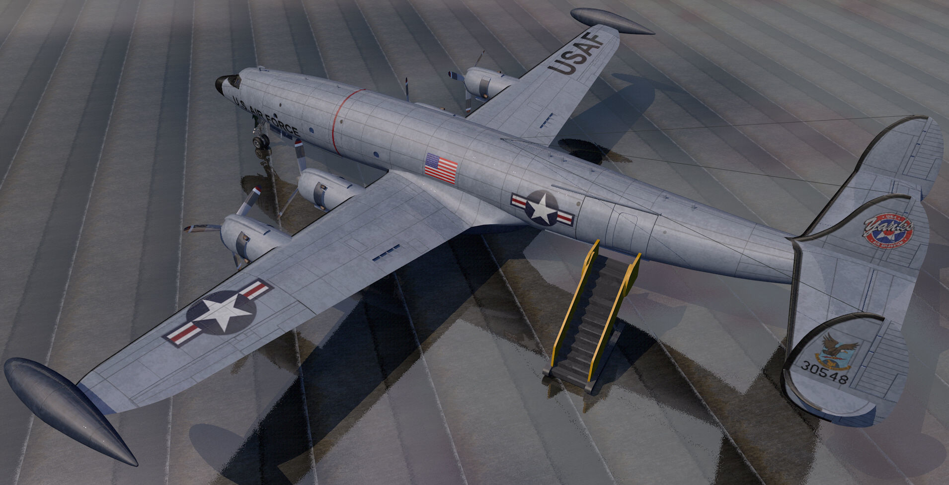 Lockheed EC-121 Warning Star 3D model_3