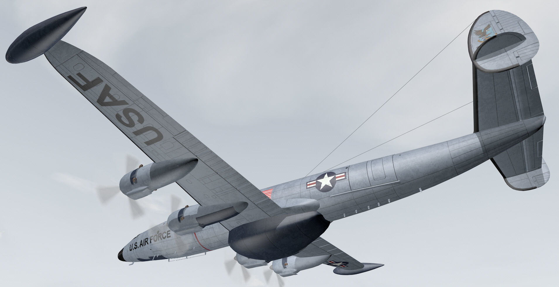 Lockheed EC-121 Warning Star 3D model_11