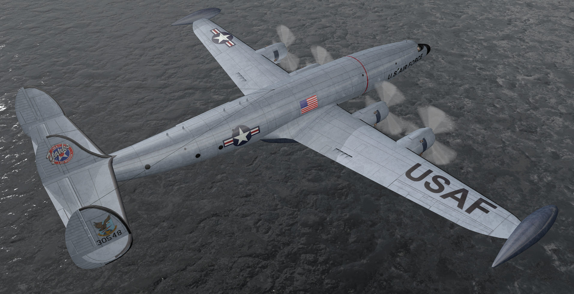 Lockheed EC-121 Warning Star 3D model_9