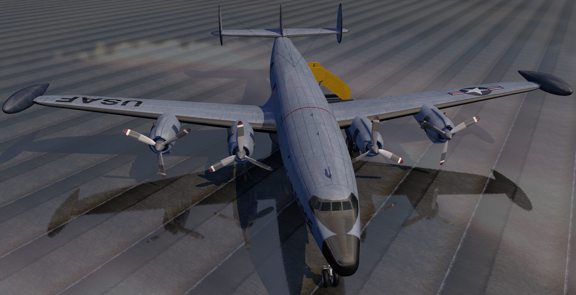 Lockheed EC-121 Warning Star 3D model_7