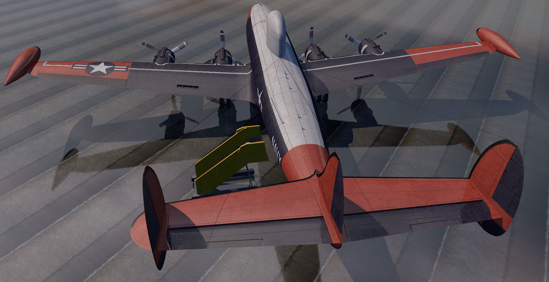 Lockheed EC-121 Warning Star 3D model_6