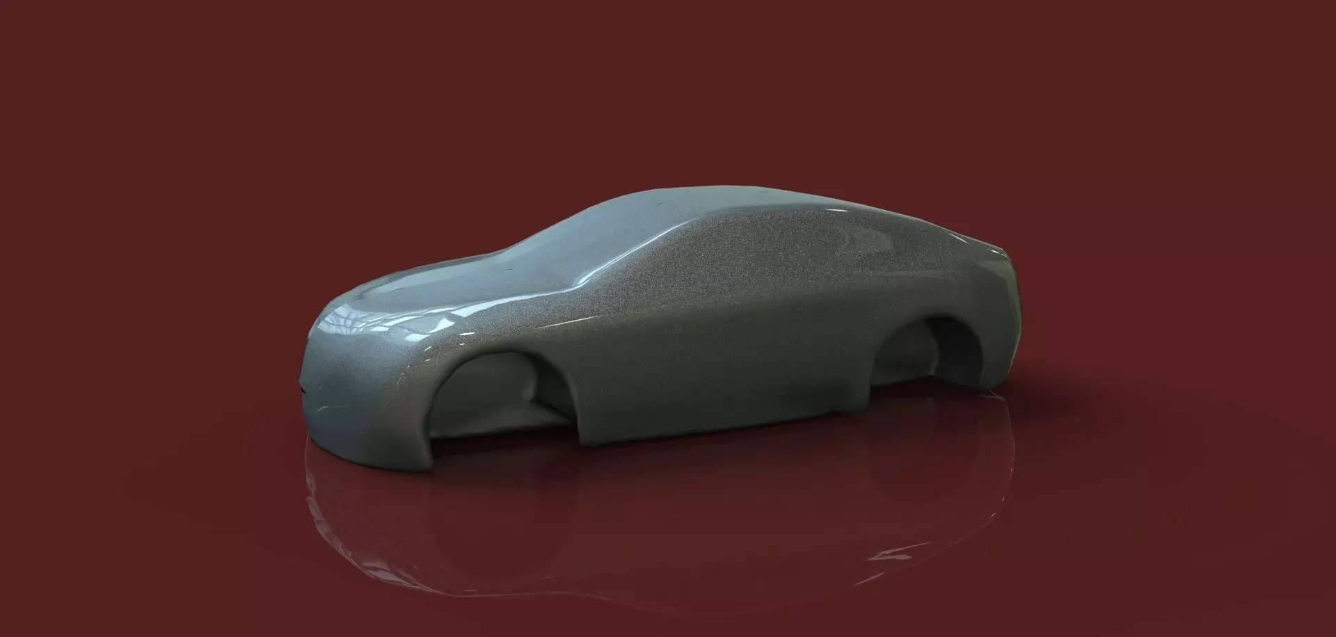 Sedan Car Body Free 3D model