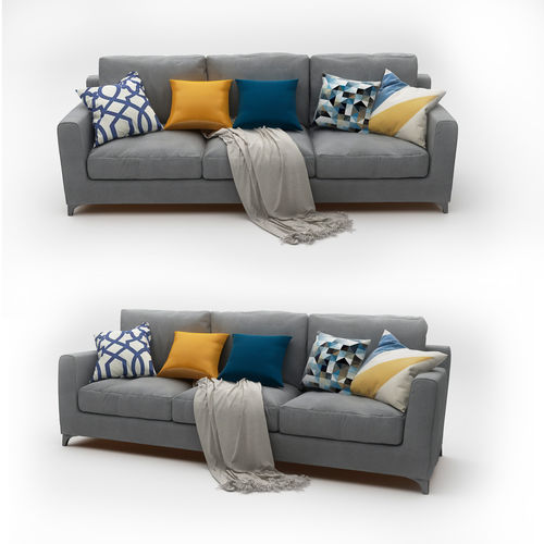 Sofa Gray 3D model