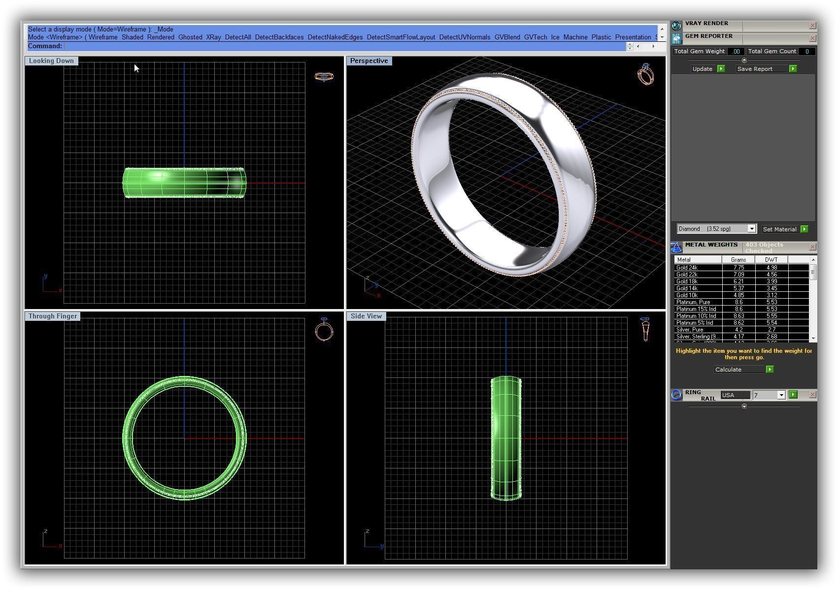 BULK-3DM-WithOut Gems-RING 16 Files 3D print model_6