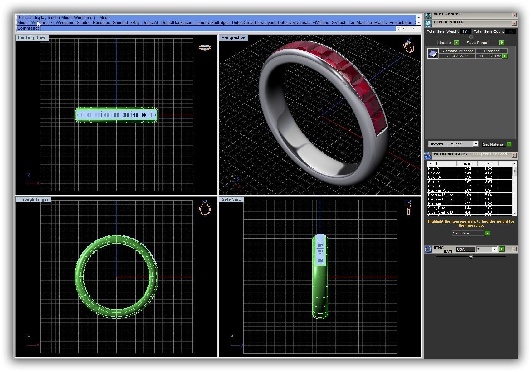 BULK-3DM-WithOut Gems-RING 16 Files 3D print model_11