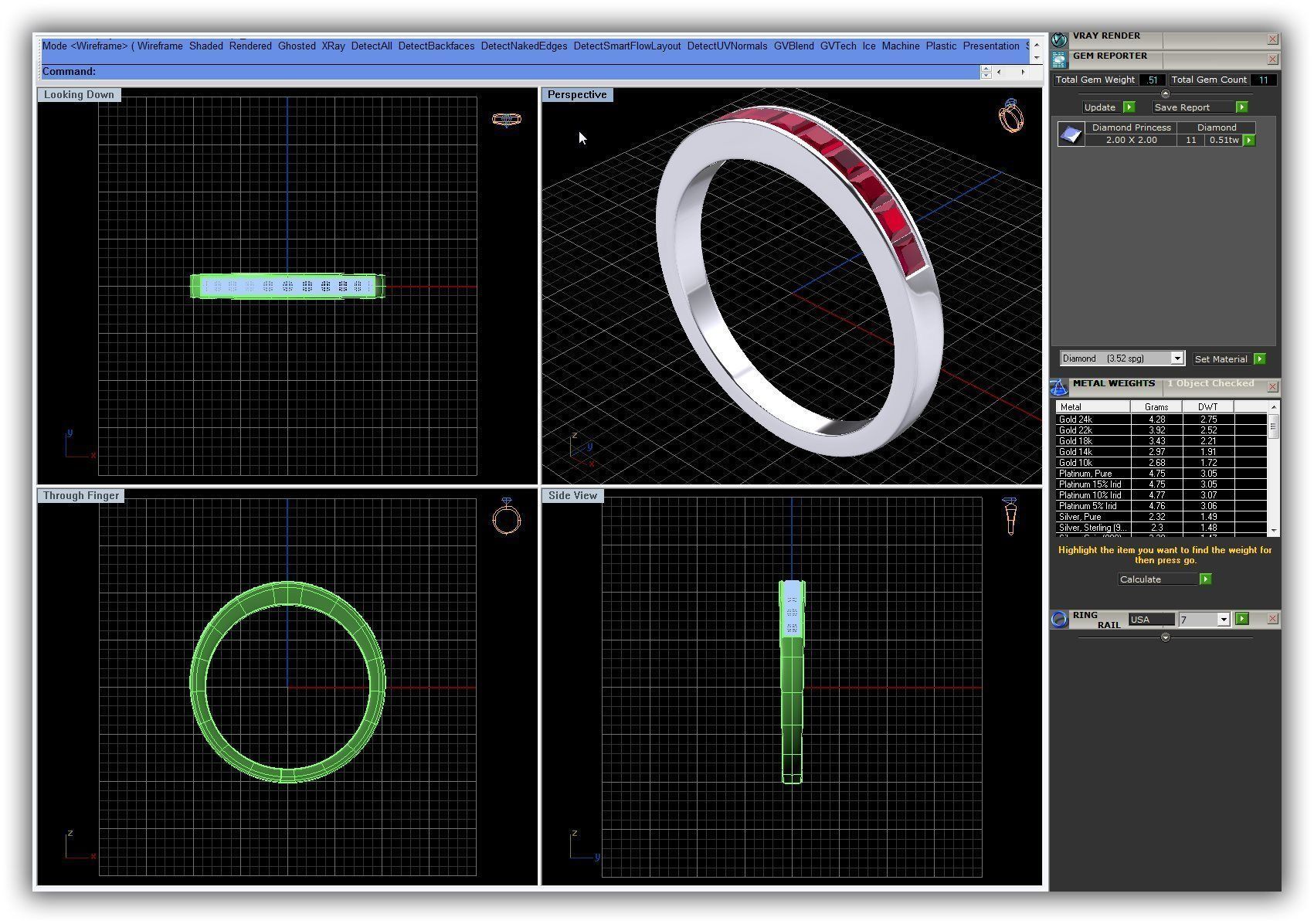 BULK-3DM-WithOut Gems-RING 16 Files 3D print model_12