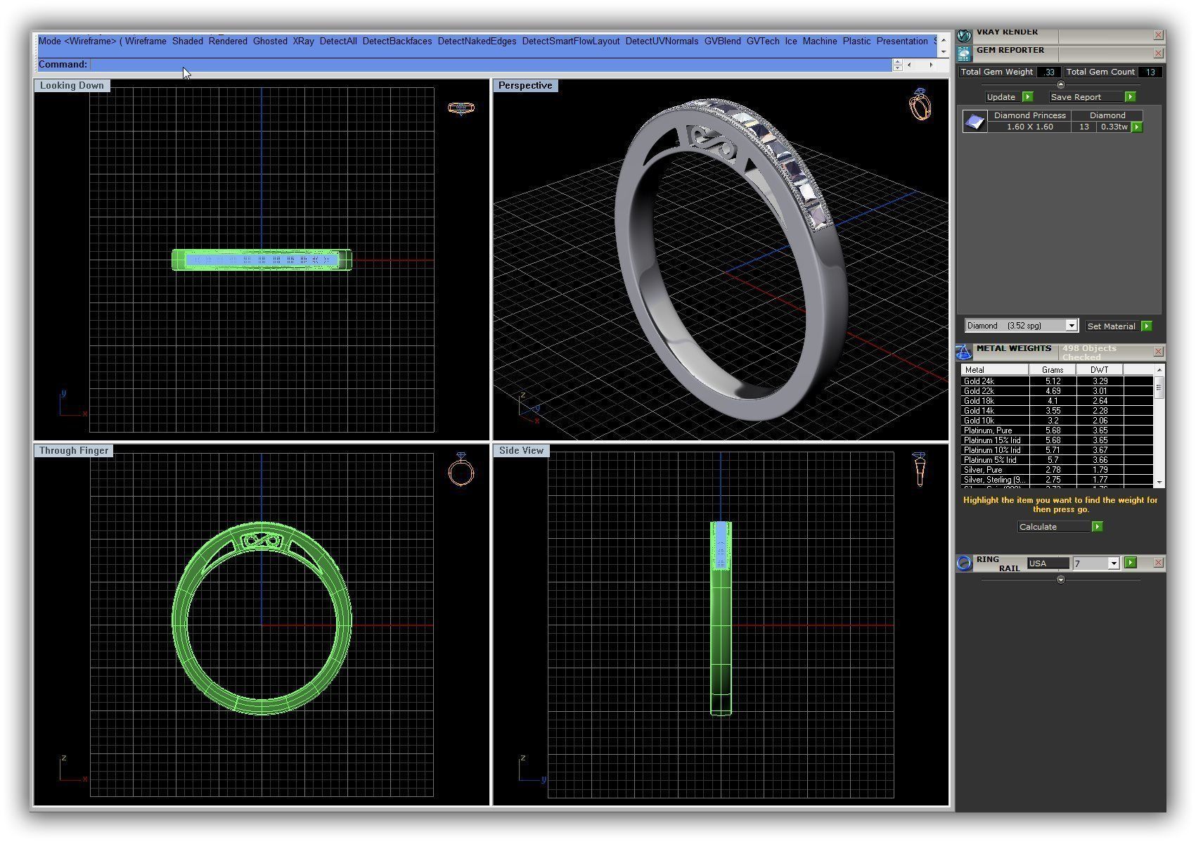 BULK-3DM-WithOut Gems-RING 16 Files 3D print model_15