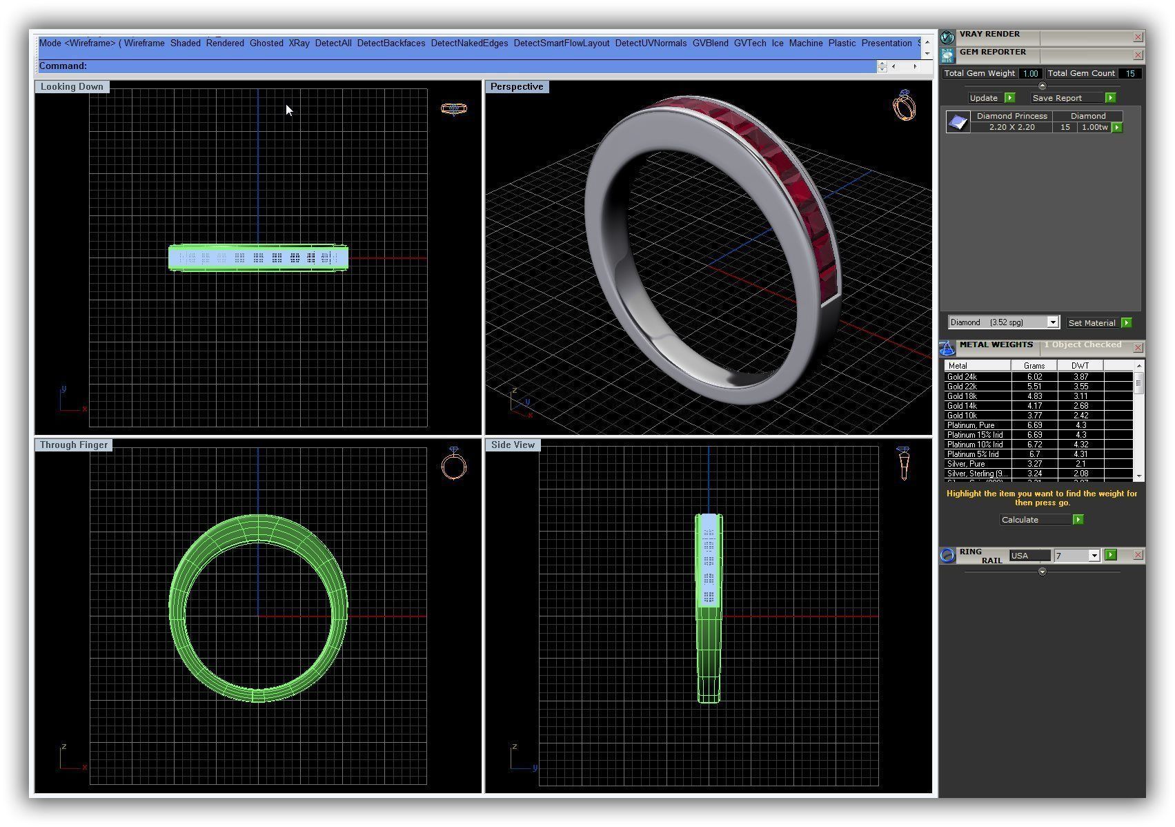 BULK-3DM-WithOut Gems-RING 16 Files 3D print model_5