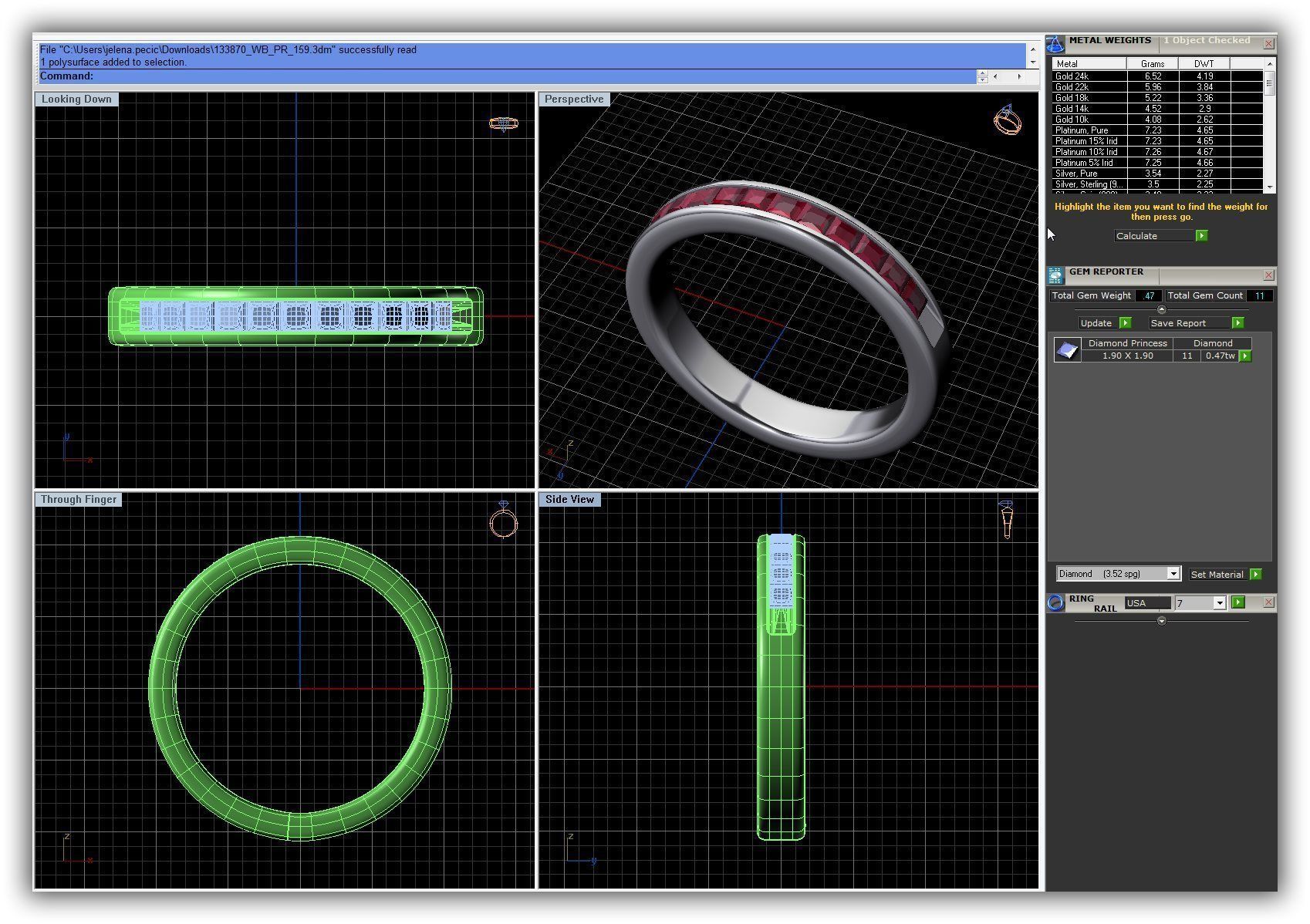 BULK-3DM-WithOut Gems-RING 16 Files 3D print model_16