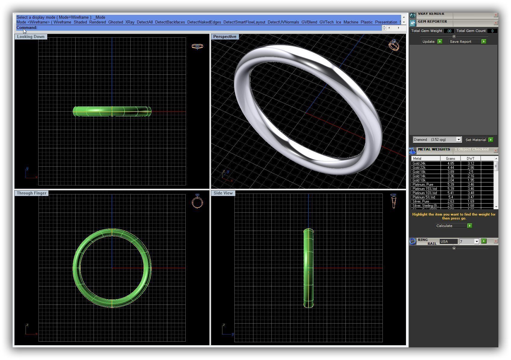 BULK-3DM-WithOut Gems-RING 16 Files 3D print model_4