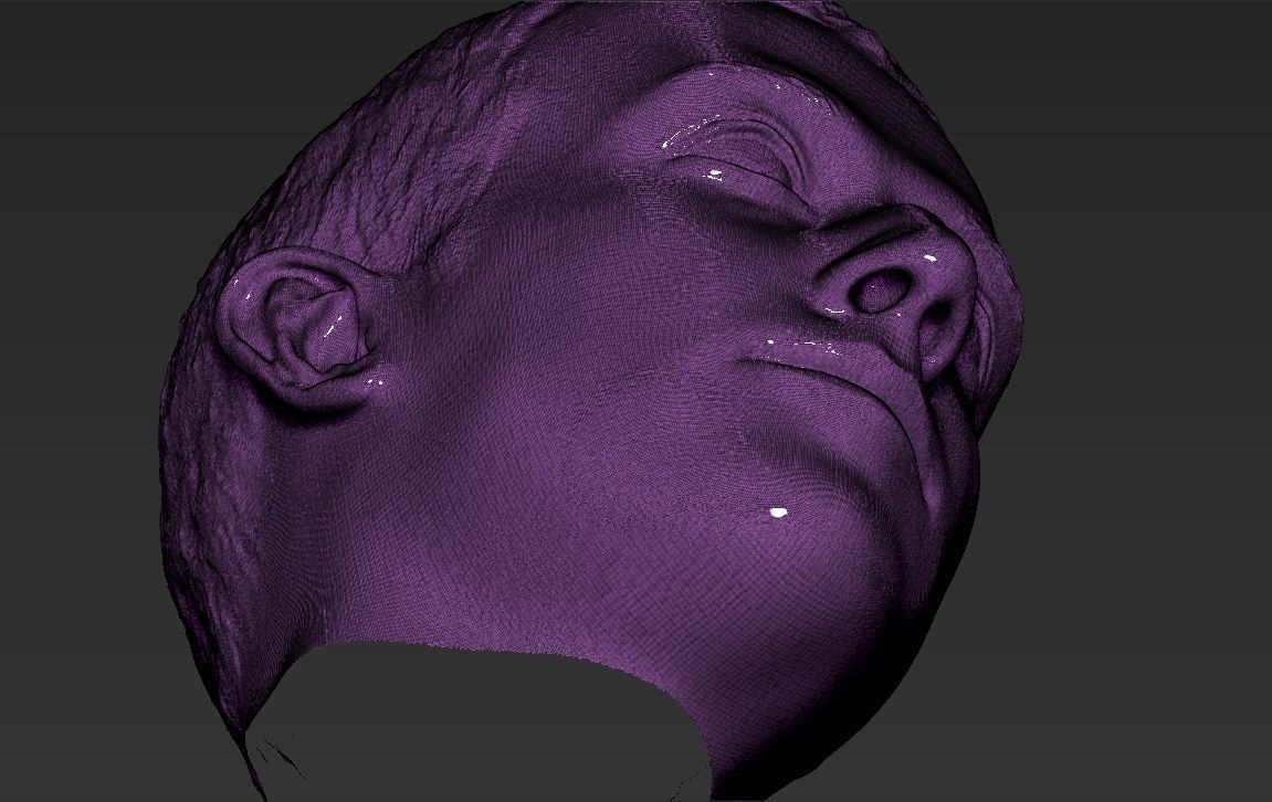 Mark Zuckerberg standard version only mesh 3D model_20