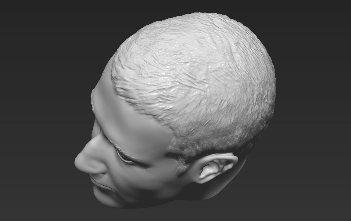 Mark Zuckerberg standard version only mesh 3D model_15