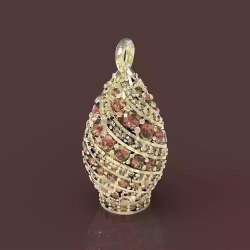 Pendant Butterfly cocoon 3D print model