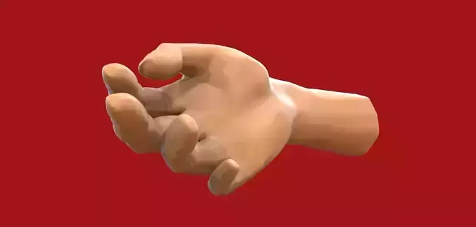 Right Hand Free 3D model