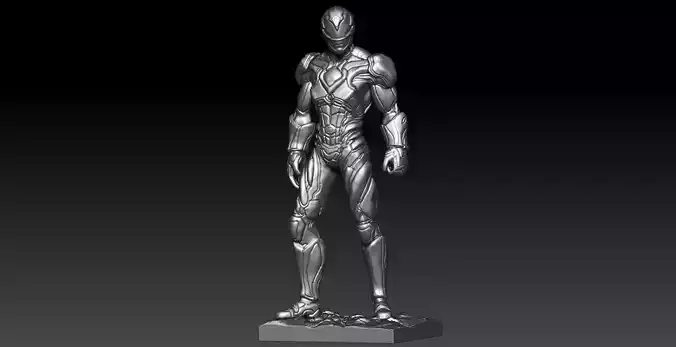 Black ranger 2017 3d print 26 cm