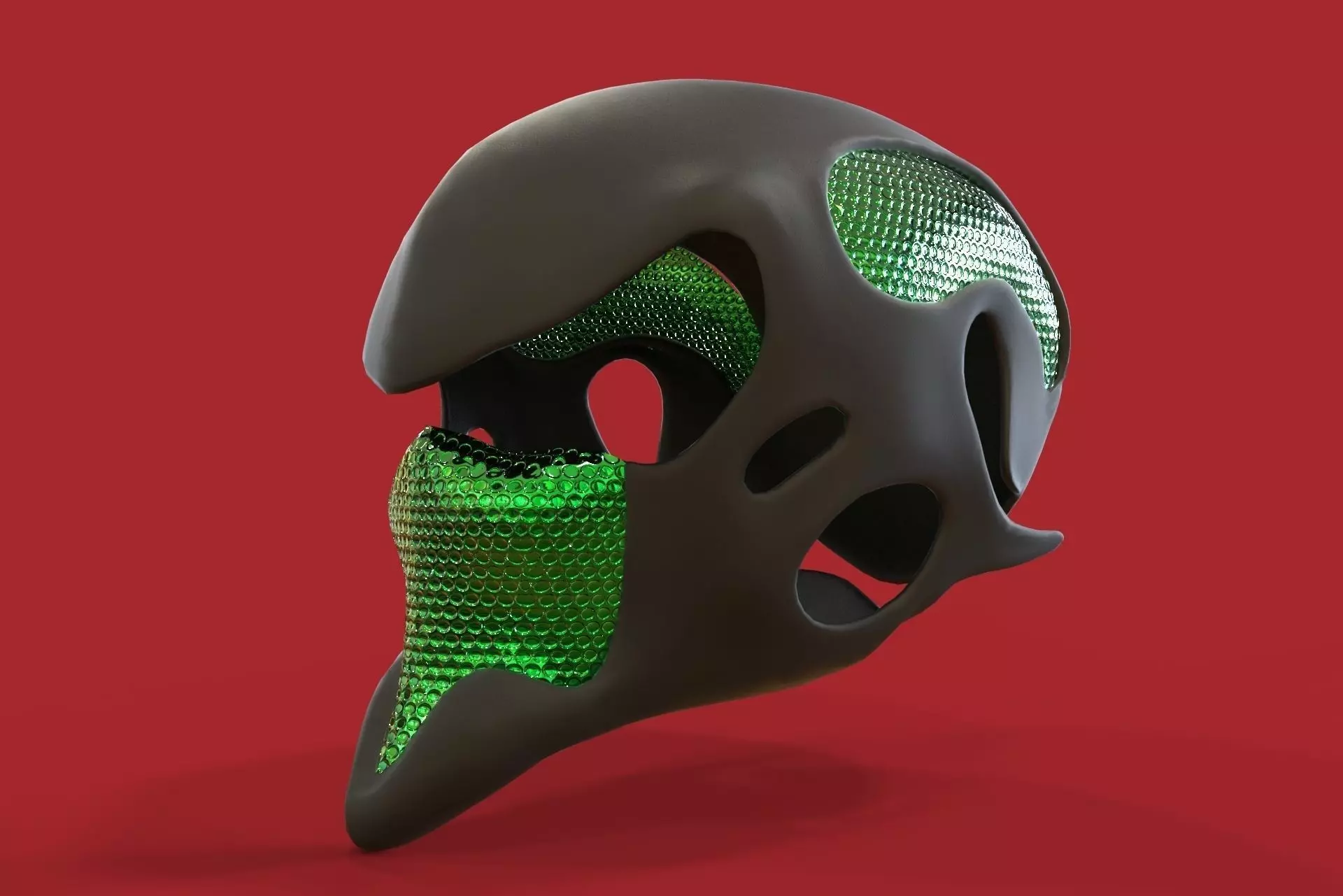 Alien Helmet Free 3D model
