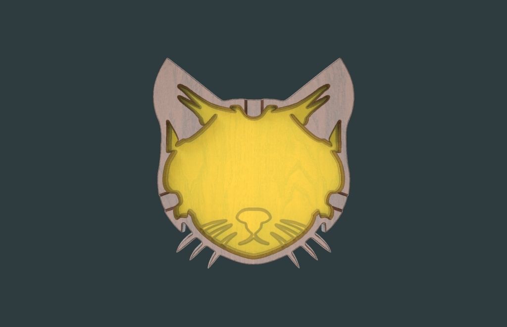 CAT ASHTRAY Free 3D print model_9