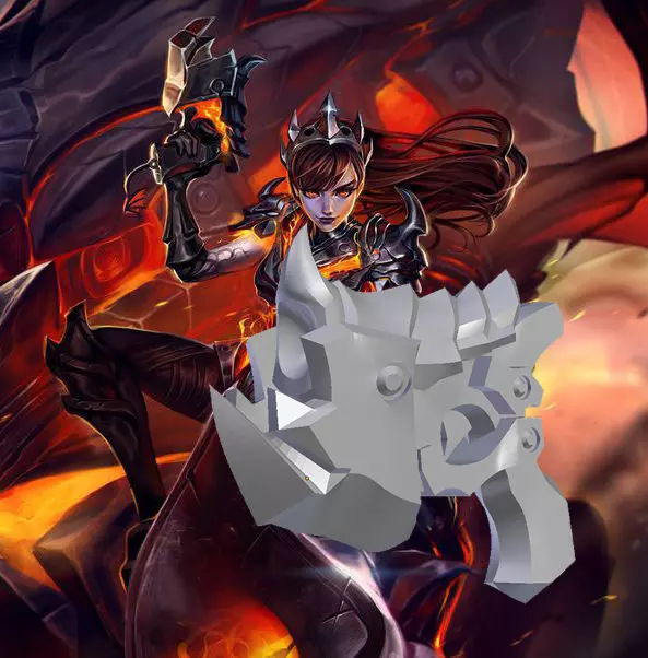 Overwatch DVa Cosplay - Destroyer Gun 3D print model_0