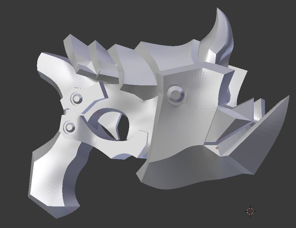 Overwatch DVa Cosplay - Destroyer Gun 3D print model_1
