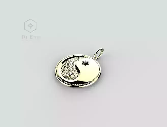 yin yang 3D print model