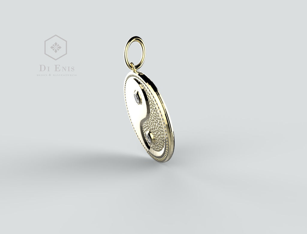 yin yang 3D print model_1