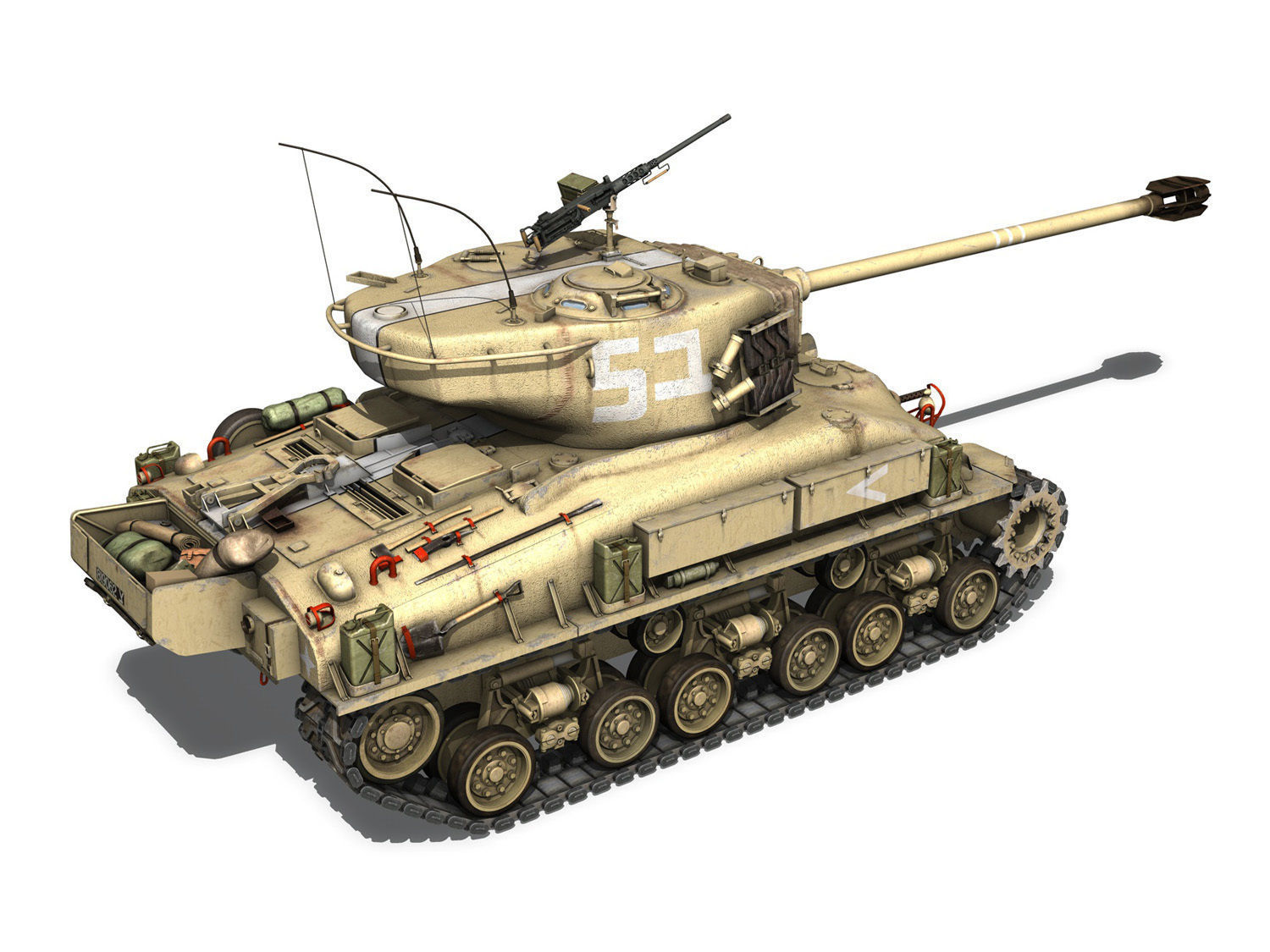 M-51 Isherman 3D model_5