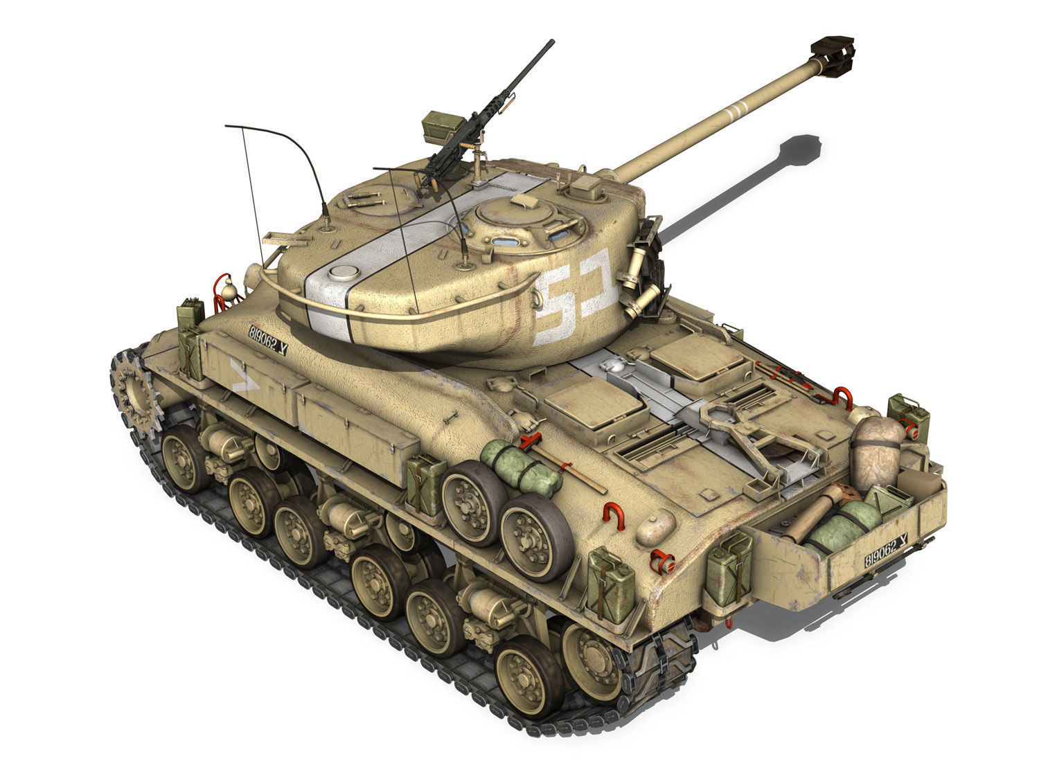 M-51 Isherman 3D model_3