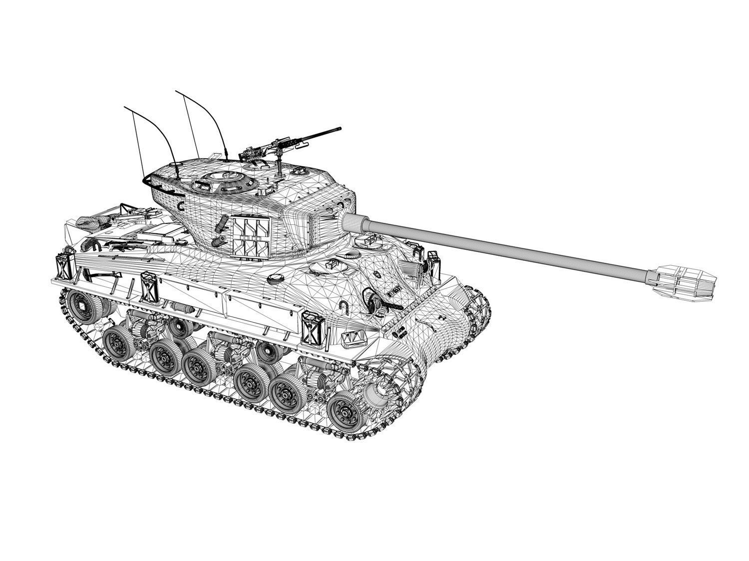 M-51 Isherman 3D model_10