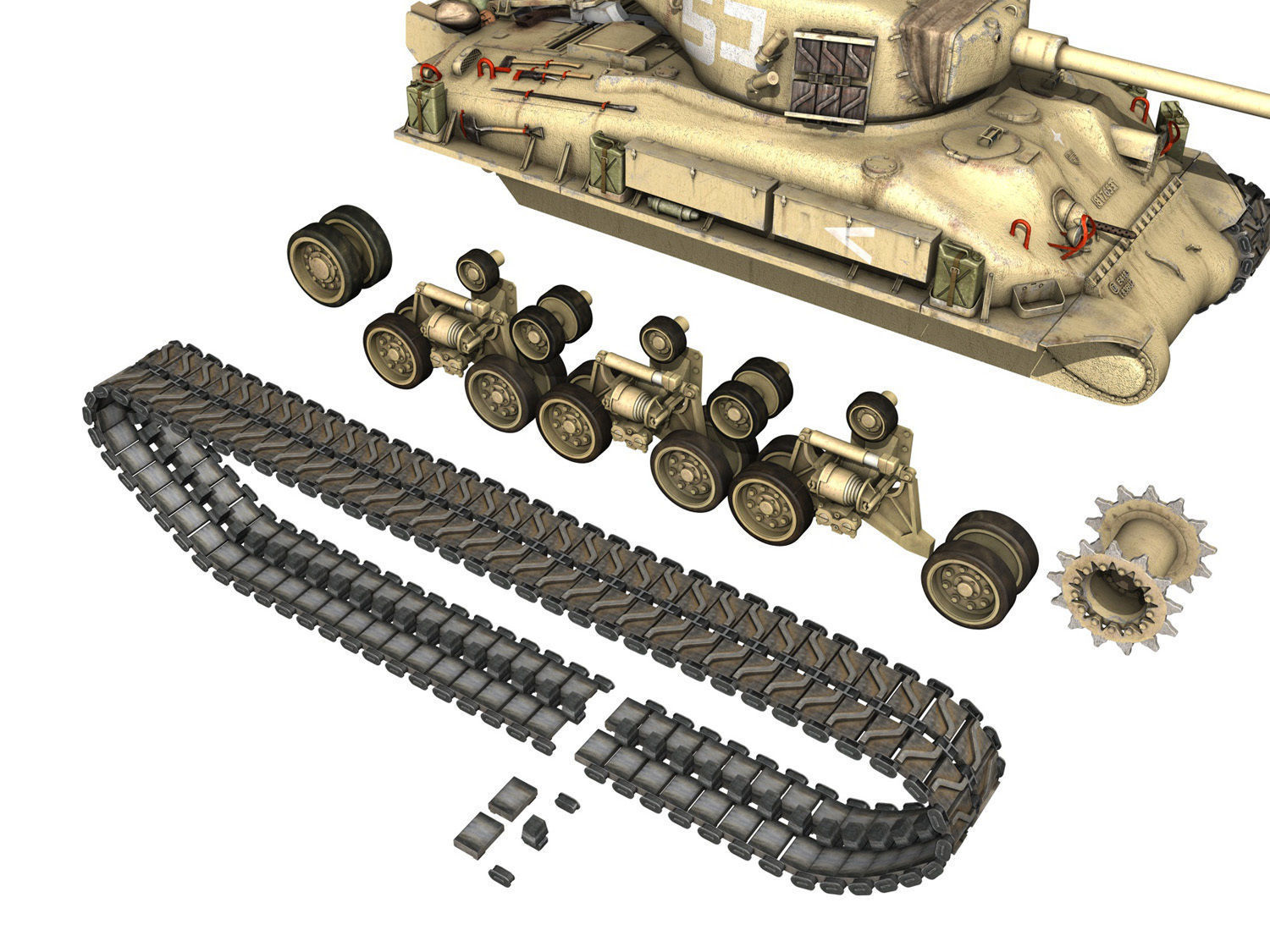 M-51 Isherman 3D model_9