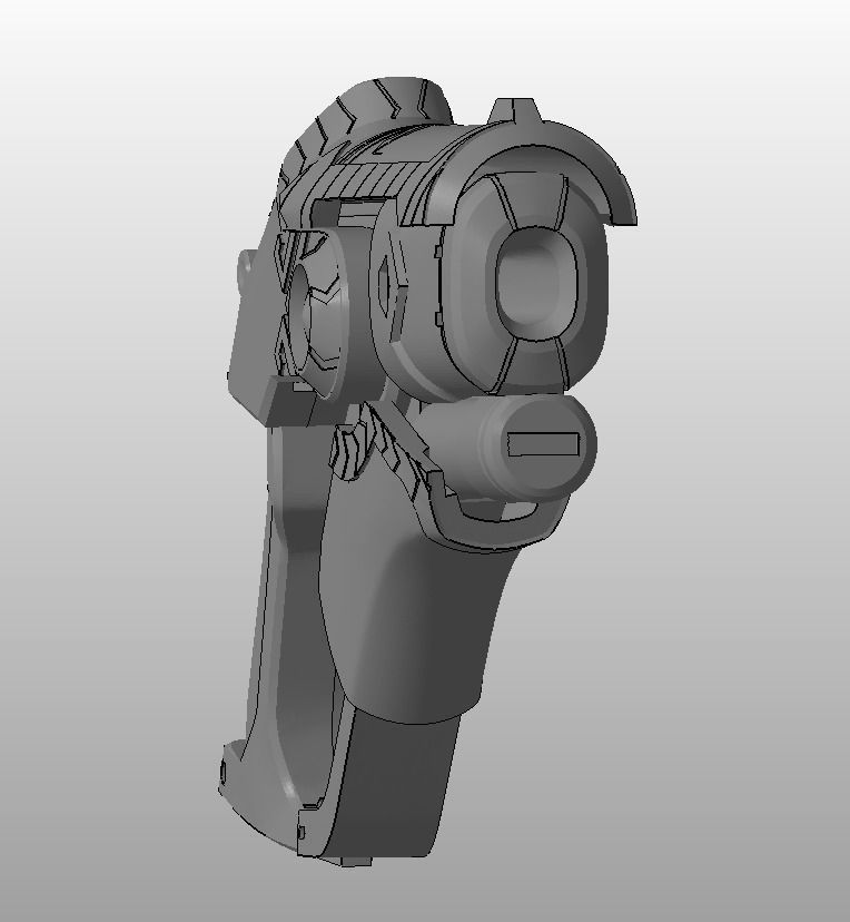 Overwatch Mercy Cosplay - Winged Victory Blaster 3D print model_2