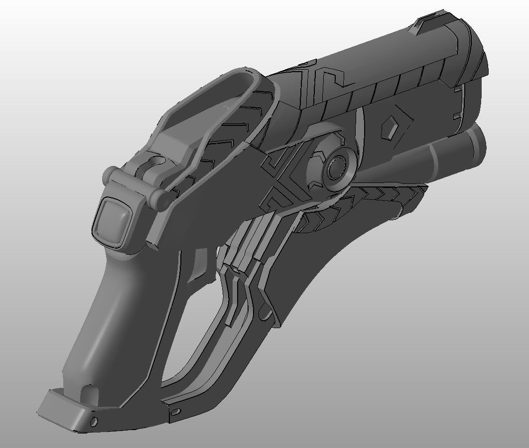 Overwatch Mercy Cosplay - Winged Victory Blaster 3D print model_3