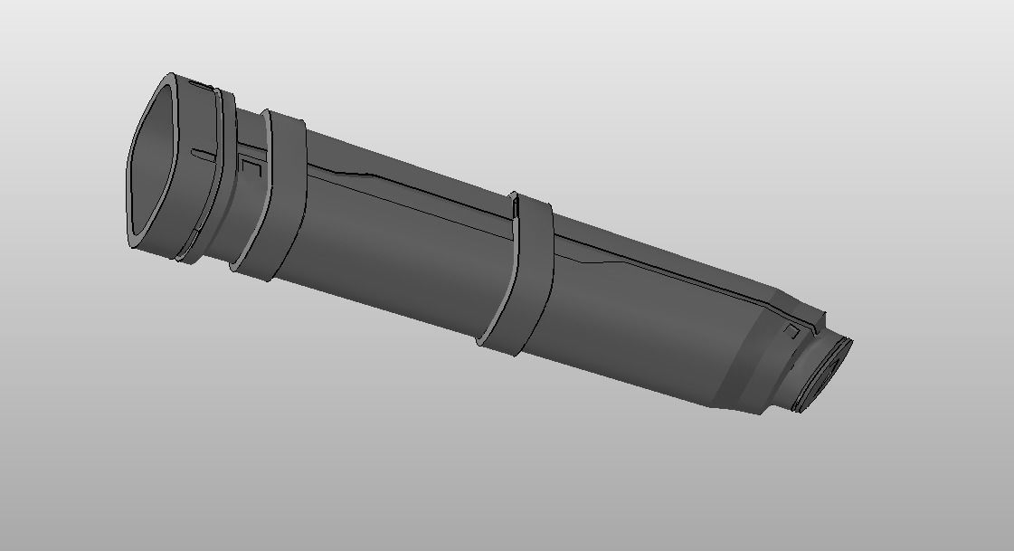 Overwatch Hanzo Cosplay - Quiver 3D print model_2