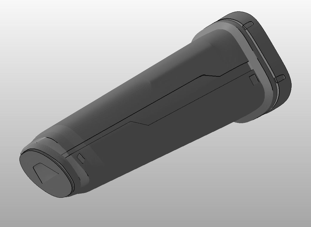 Overwatch Hanzo Cosplay - Quiver 3D print model_8