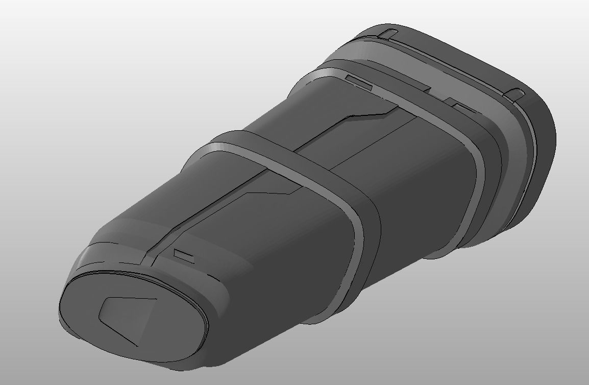 Overwatch Hanzo Cosplay - Quiver 3D print model_4