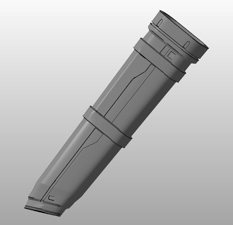 Overwatch Hanzo Cosplay - Quiver 3D print model_1