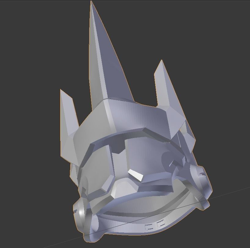 Overwatch Reinhardt Helmet 3D print model_6