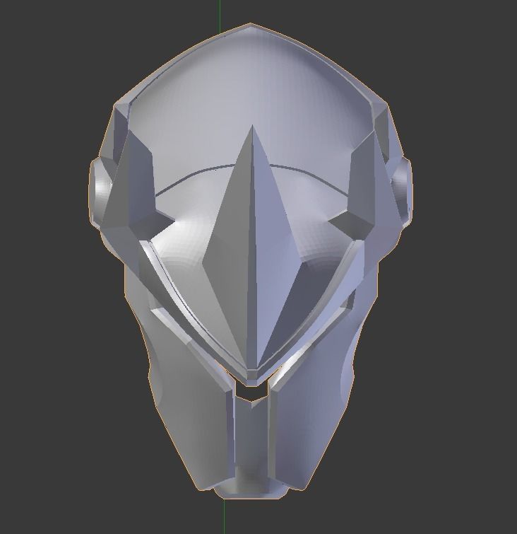 Overwatch Reinhardt Helmet 3D print model_3