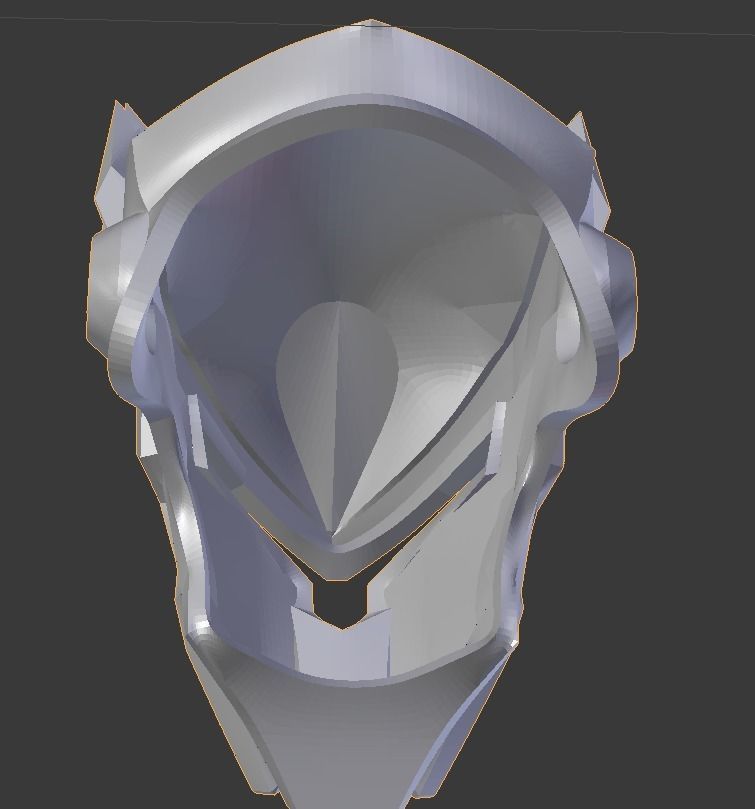 Overwatch Reinhardt Helmet 3D print model_5