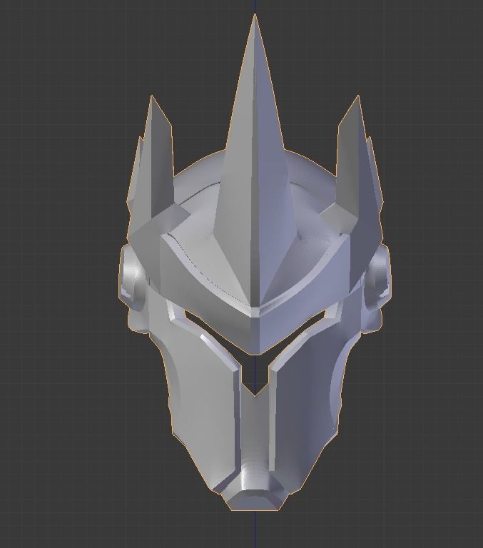 Overwatch Reinhardt Helmet 3D print model_4