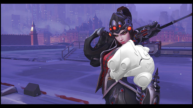 Overwatch Widowmaker Cosplay - Huntress Helmet 3D print model