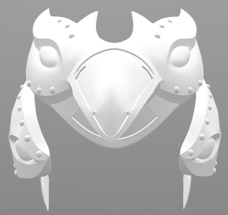 Overwatch Widowmaker Cosplay - Odette Headpiece 3D print model_3