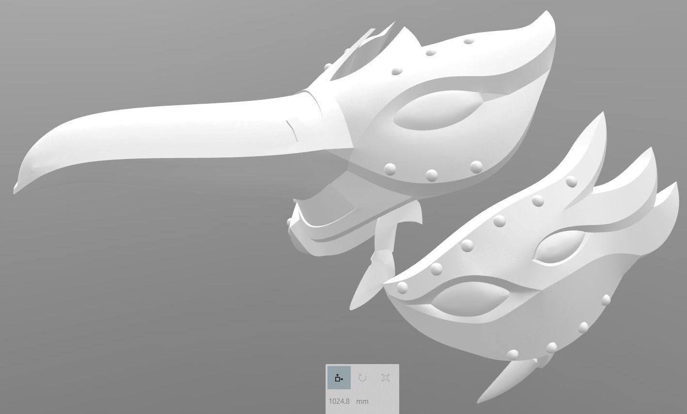 Overwatch Widowmaker Cosplay - Odette Headpiece 3D print model_2