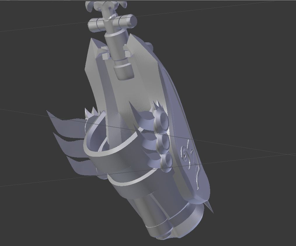 Overwatch Widowmaker Huntress Gauntlet  3D print model_3