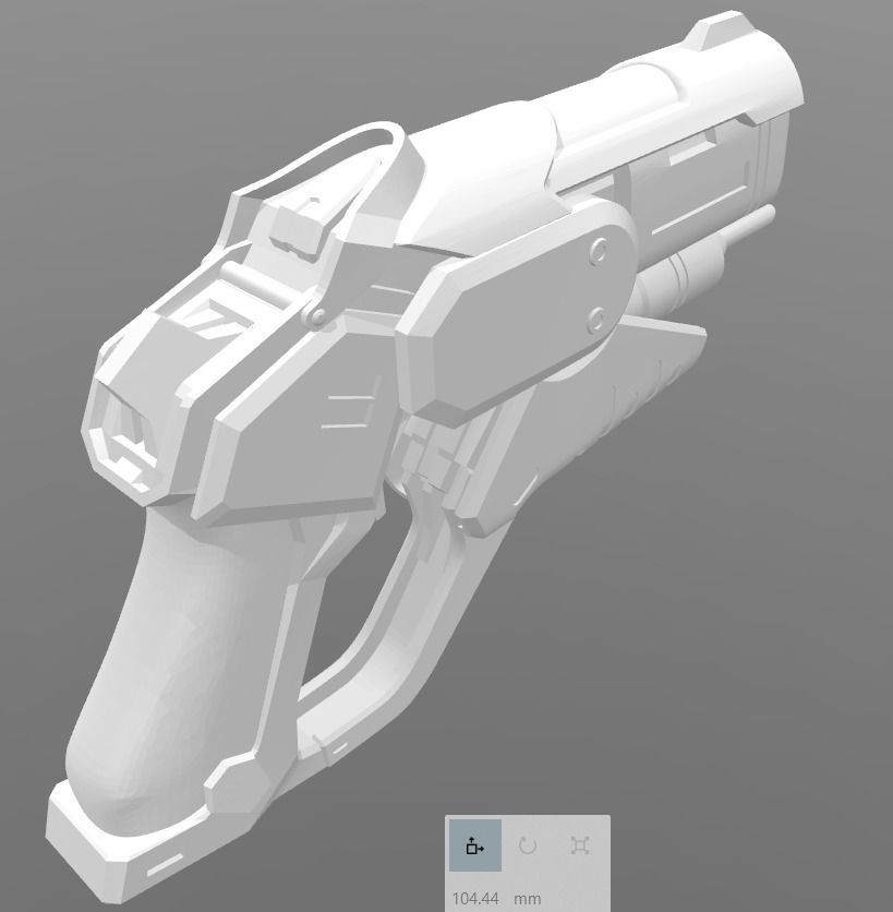 Overwatch Mercy Cosplay - Combat Medic Blaster 3D print model_6
